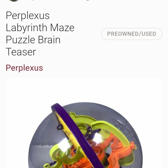 Perplexus labyrinth Epic 3D puzzle sphere - Picture 2 of 3